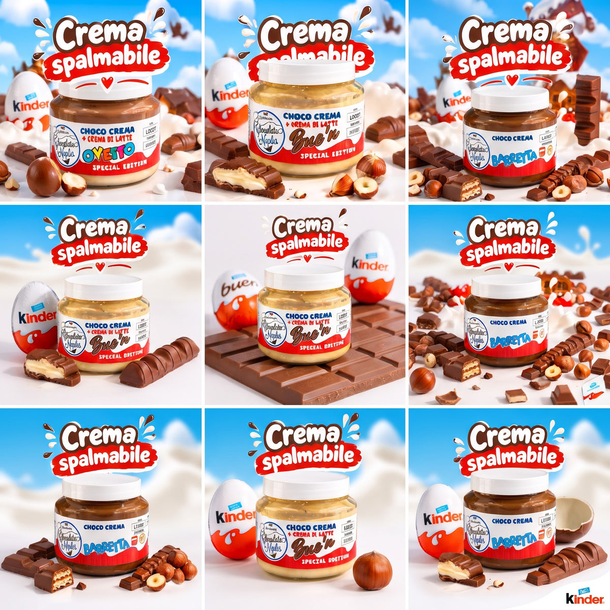 Box 9 creme spalmabili