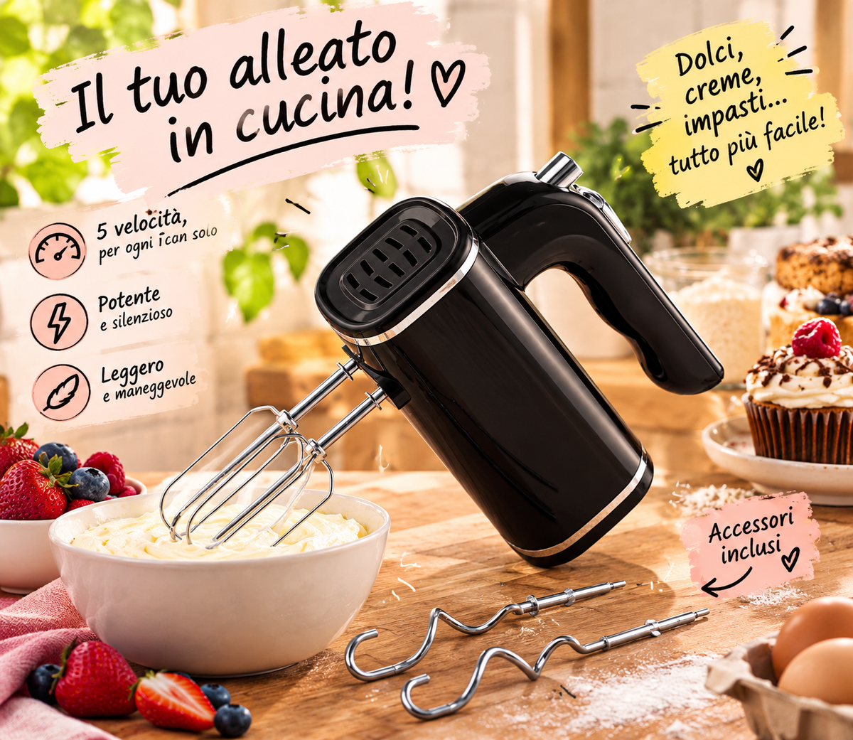 Sbattitore De Maison 5 velocità