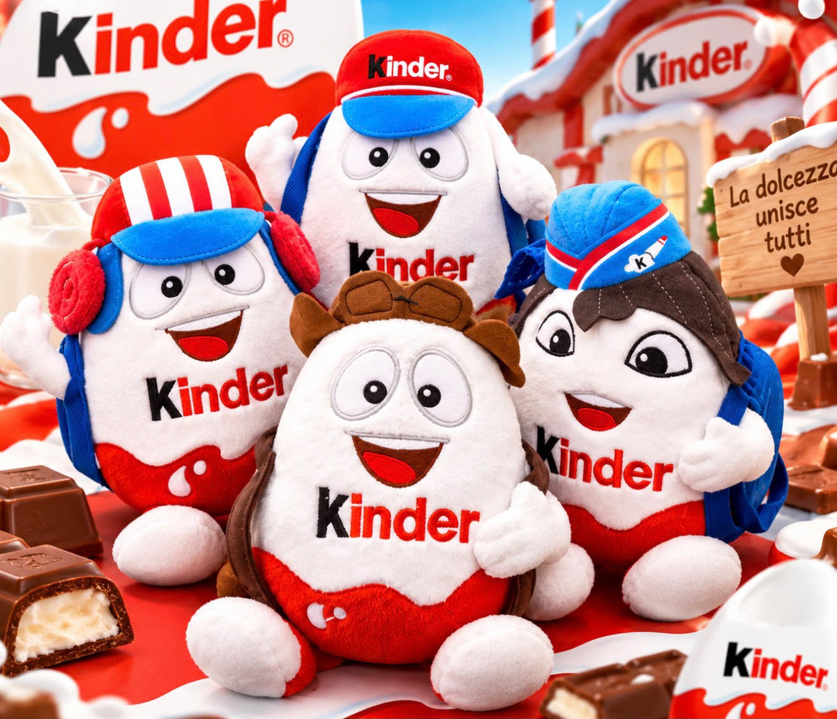 Peluche kinder aviatore