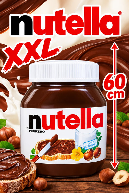 Barattolone Nutella XXL – pouf contenitore